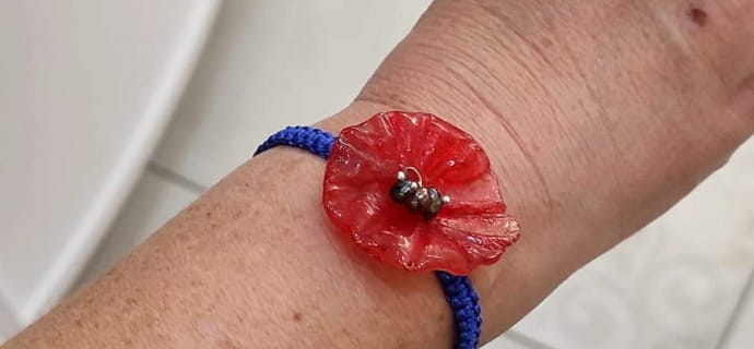 Poppy bracelet Froehly création