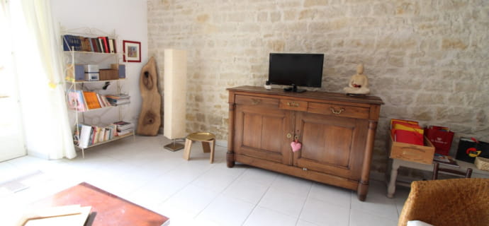 Maison de village proche Vittel et Contrexéville - Salon/Séjour avec TV
