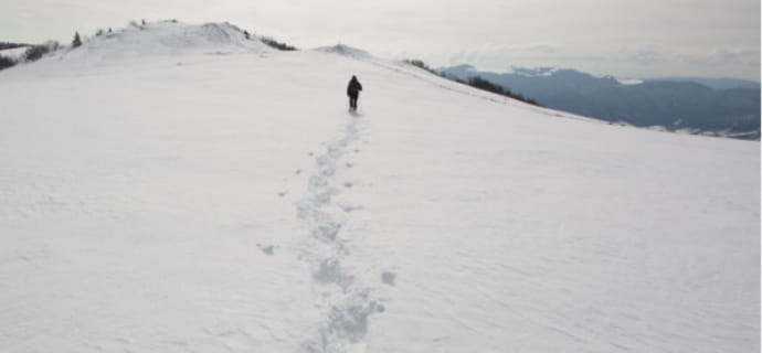 Escursione con le racchette da neve alla scoperta del lago Blanchemer