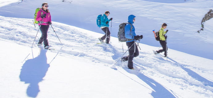 Escursione con le racchette da neve alla scoperta della Tête des Faux