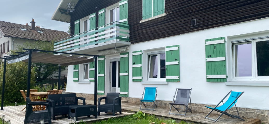 Appartement à GERARDMER Au coteau des xettes RDC avec terrasse, proche du lac, des commerces et des pistes de ski 3 chambres indépendantes