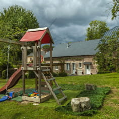 Le Cottage Abel, Familienunterkunft mit Kamin in den Ardennen - Kinderspielplatz im Freien