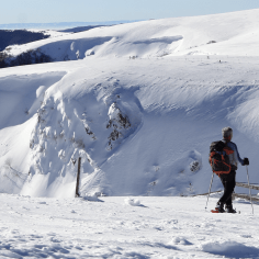 Nächtliche Schneeschuhwanderung am Lac Blanc