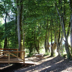 Igl'houx surrounded by hornbeams