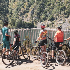 Begleiteter Familienausflug mit dem Mountainbike zur Station Lac Blanc
