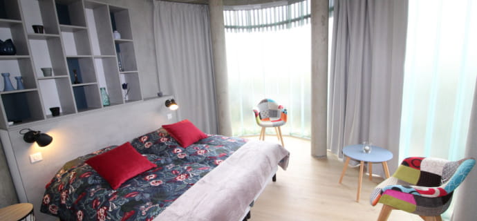 Lounge/bedroom - Lellipsse apartment in the center of VITTEL
