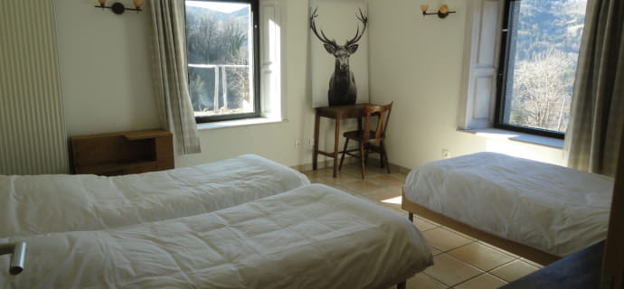 la seconda camera da letto può essere combinata per formare una suite