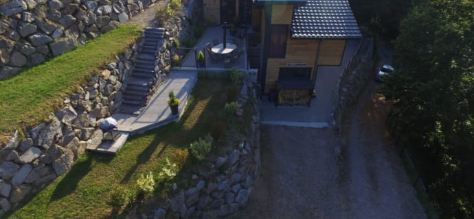 Maison indépendante neuve avec terrasse - 4 personnes dans la vallée de Munster et à proximité des sentiers de randonnées