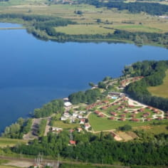 Aerial view of the vacation village