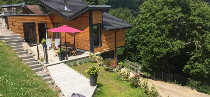 Neues, unabhängiges Haus mit Terrasse - 4 Personen im Munstertal und in der Nähe von Wanderwegen