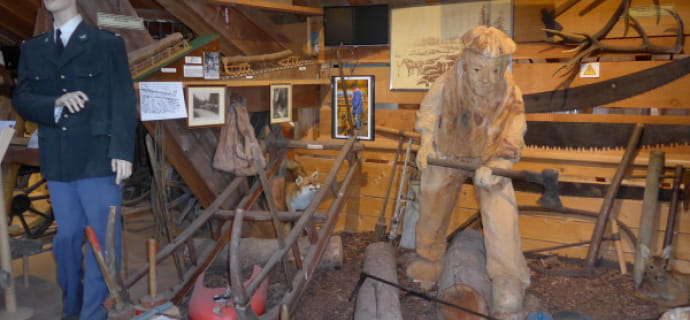 Musée des métiers du bois : Visite in famiglia