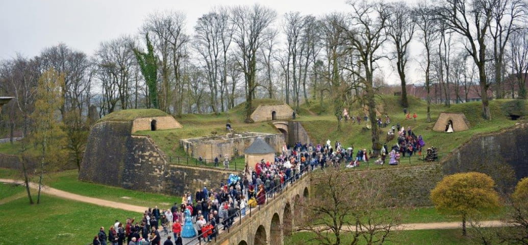 Visit the ramparts during the Venetian Carnival in Longwy