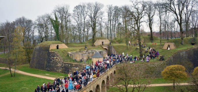 Visit the ramparts during the Venetian Carnival in Longwy