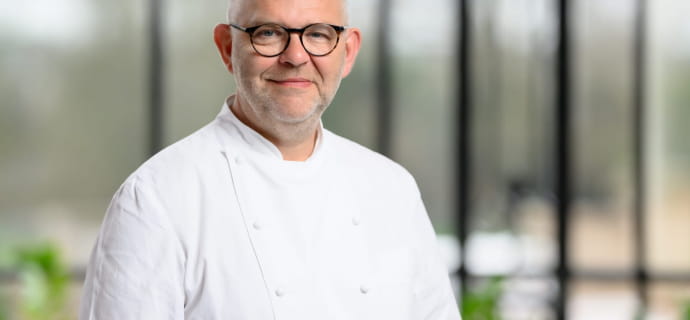 Lo chef Christophe Moret