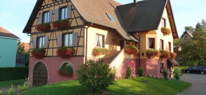 Gîte Le Marronnier - appartement 6 personnes, 3 chambres - à proximité de Sélestat et de la Route des Vins d'Alsace