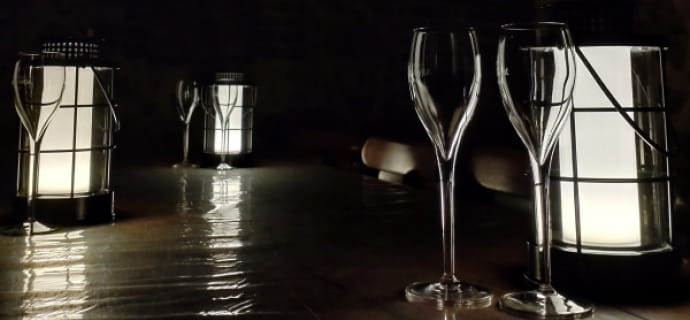 Besuch bei der Laterne - Champagne Alfred TRITANT