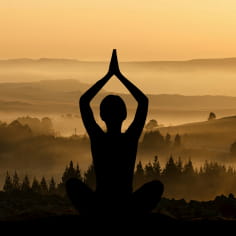 Ayurvedische yoga in de natuur