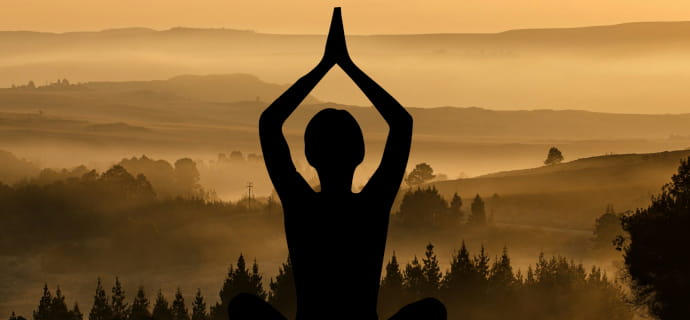 Ayurvedic yoga in nature